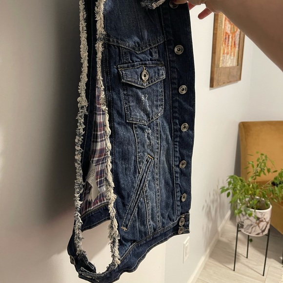 Mango denim vest - Picture 6 of 8